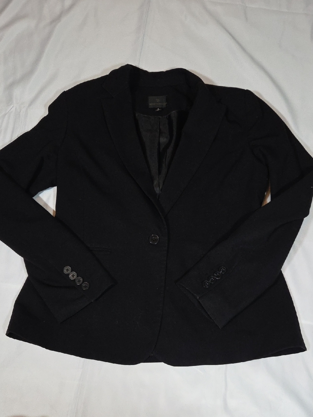 Worthington Size 6 Black Blazer Womens